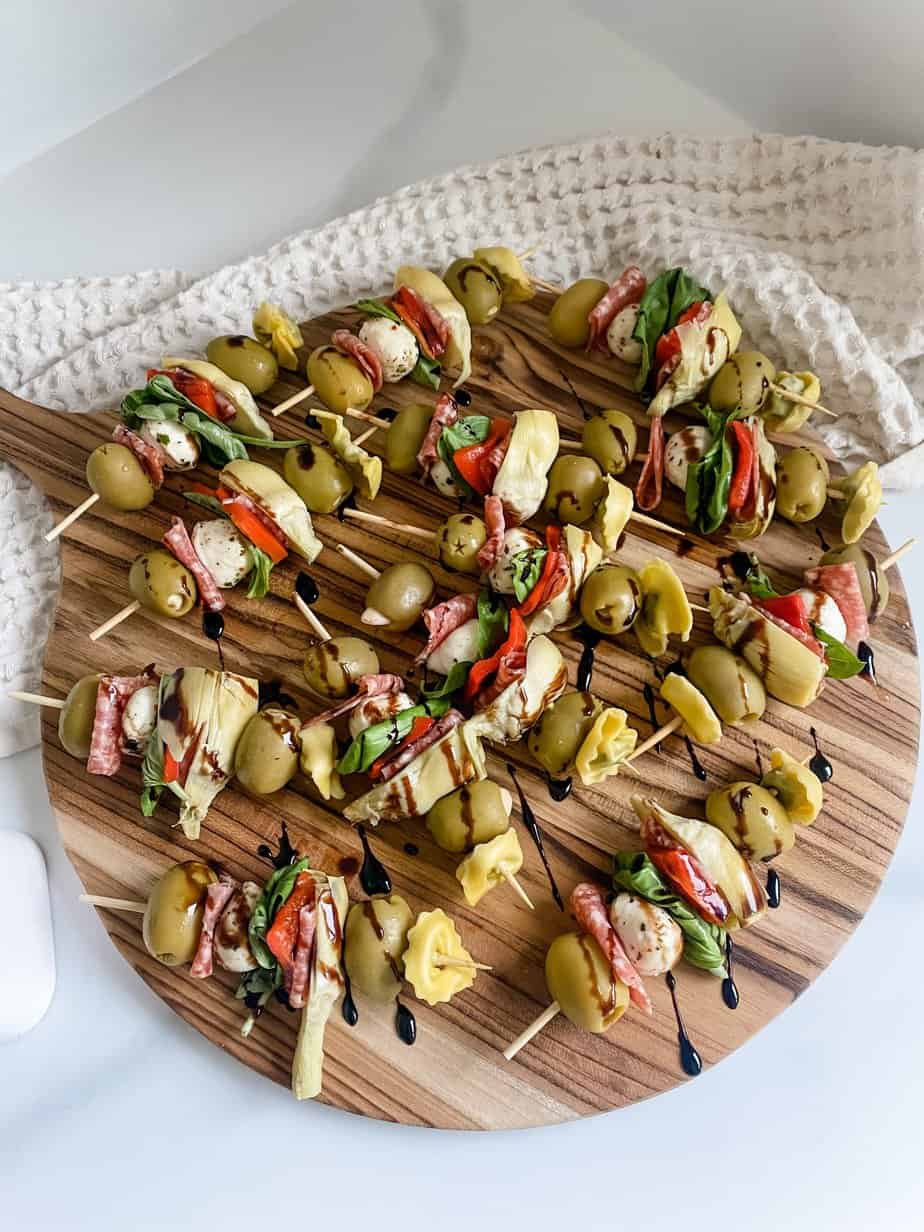 Charcuterie Skewers (Appetizer Kabobs!) - Wellness by Kay