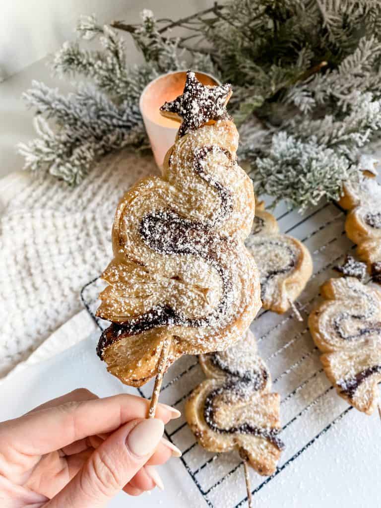 Puff Pastry Christmas Trees - Lovely Delites