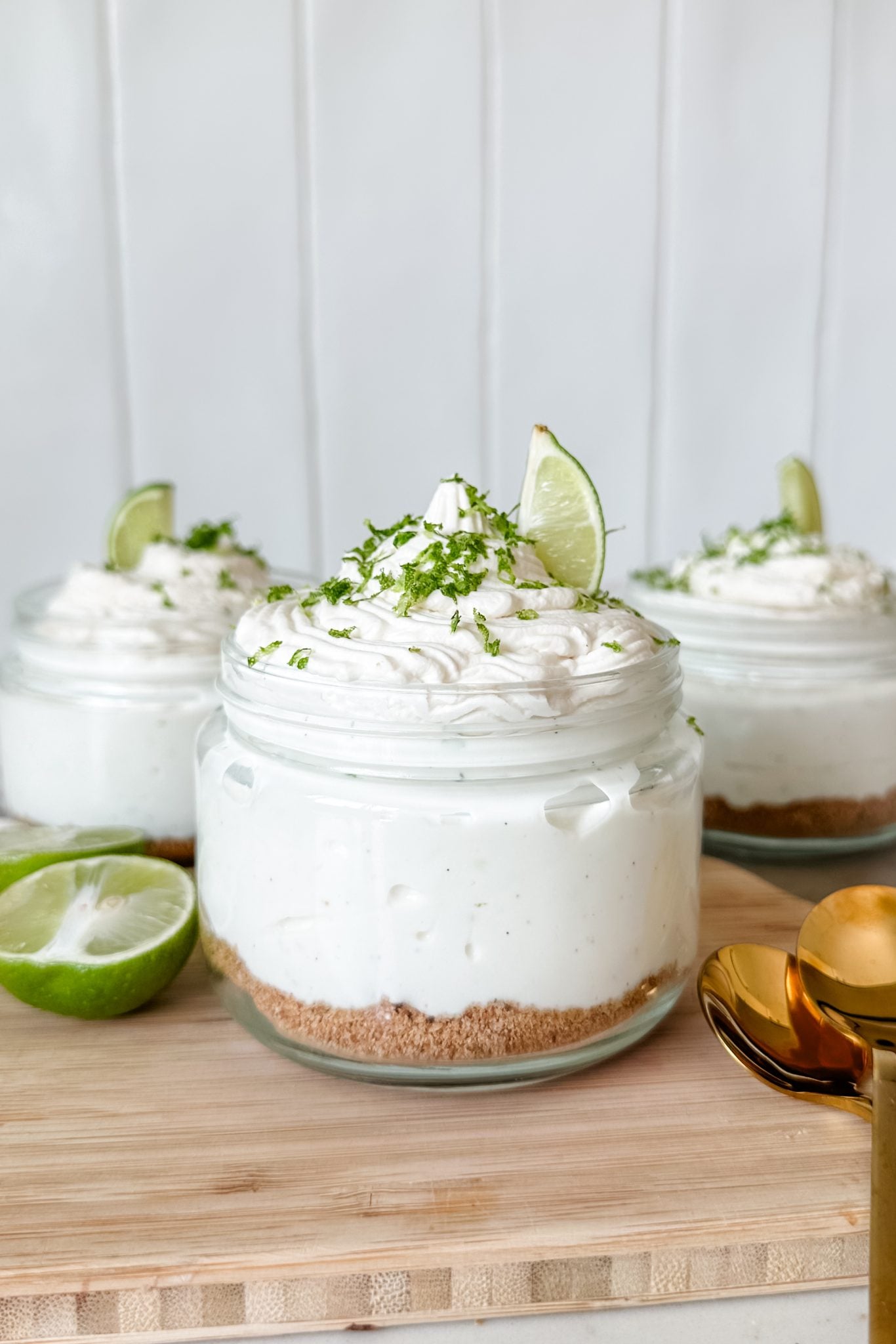 No-Bake Key Lime Pie Jars