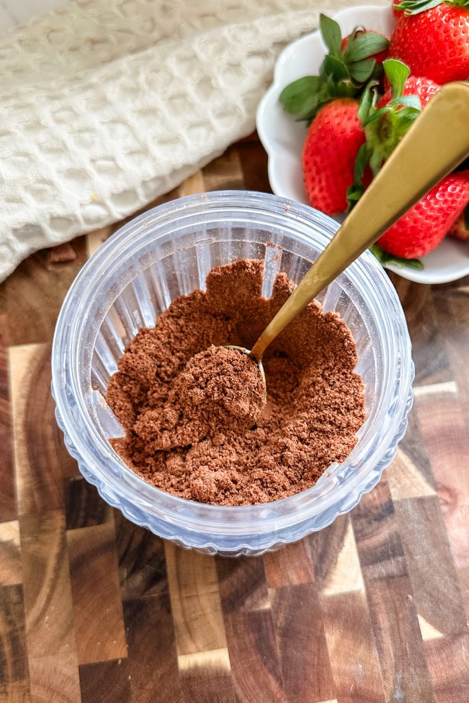 cookies blended to make crumbs