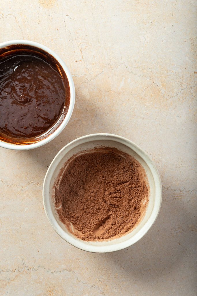 almond flour, cocoa, and salt whisked together