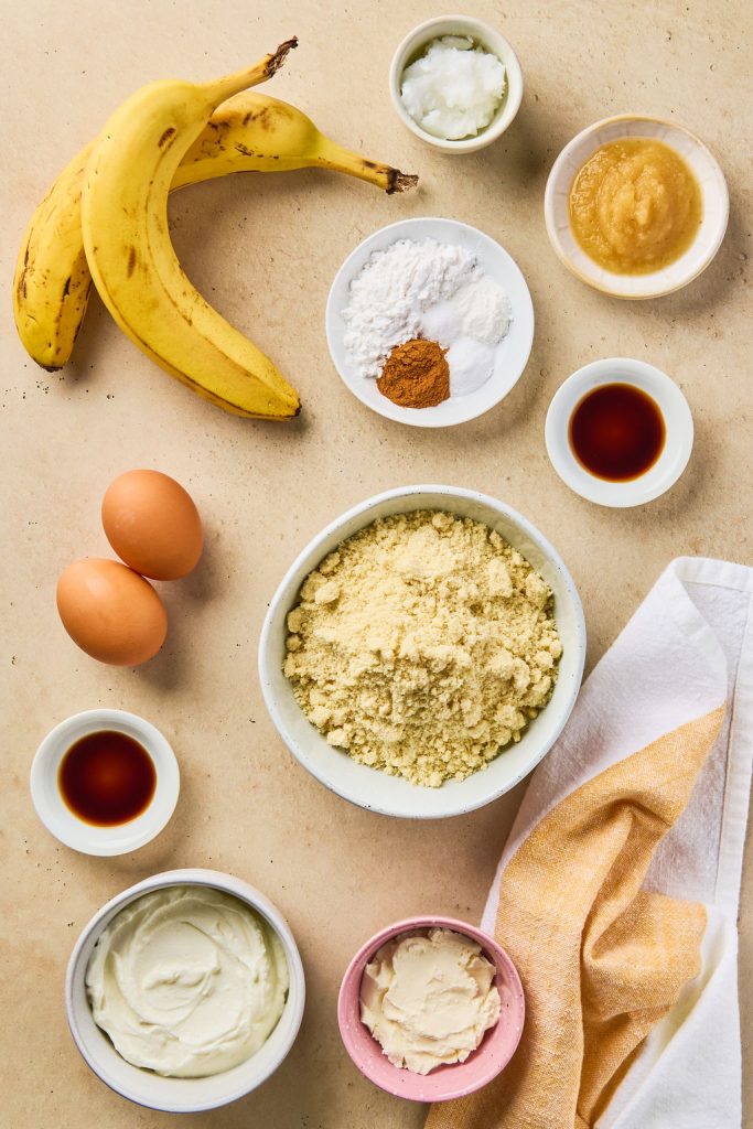 all the ingredients to make smash cake