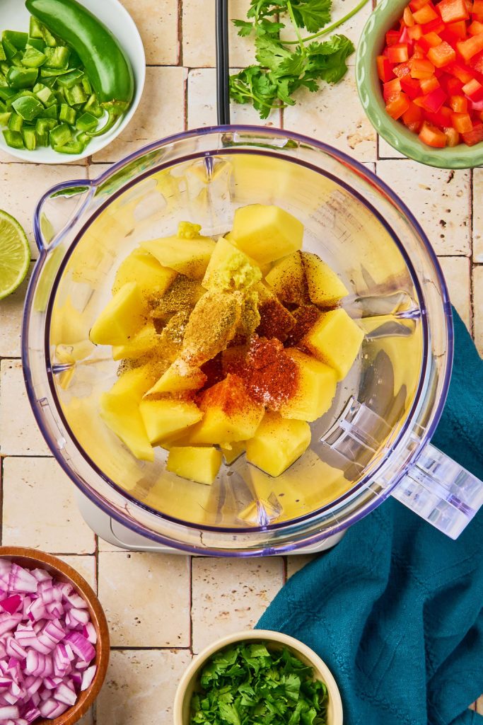chicken marinate ingredients ina blender
